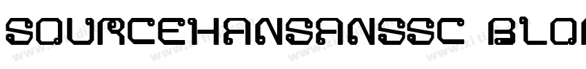 SOURCEHANSANSSC BLOD字体转换